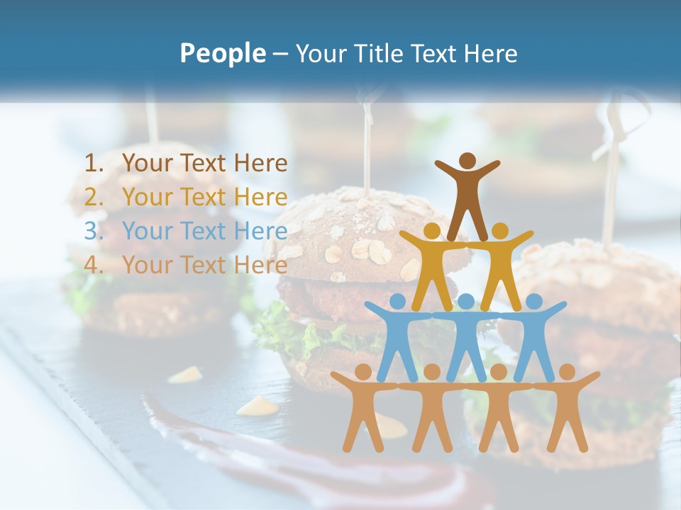 Mini Burgers PowerPoint Template