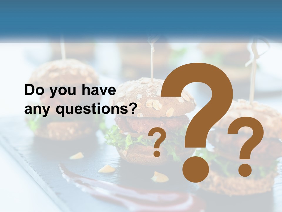 Mini Burgers PowerPoint Template