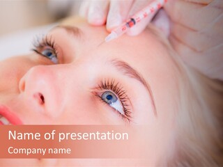 Botox For The Face PowerPoint Template