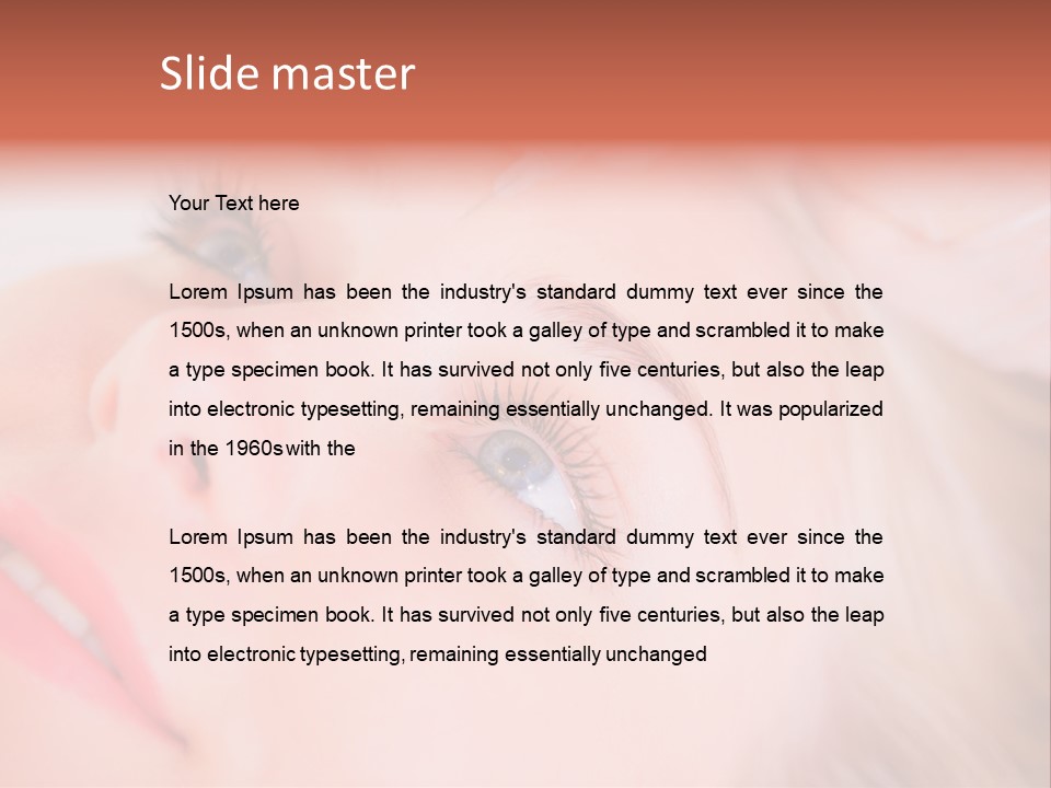 Botox For The Face PowerPoint Template