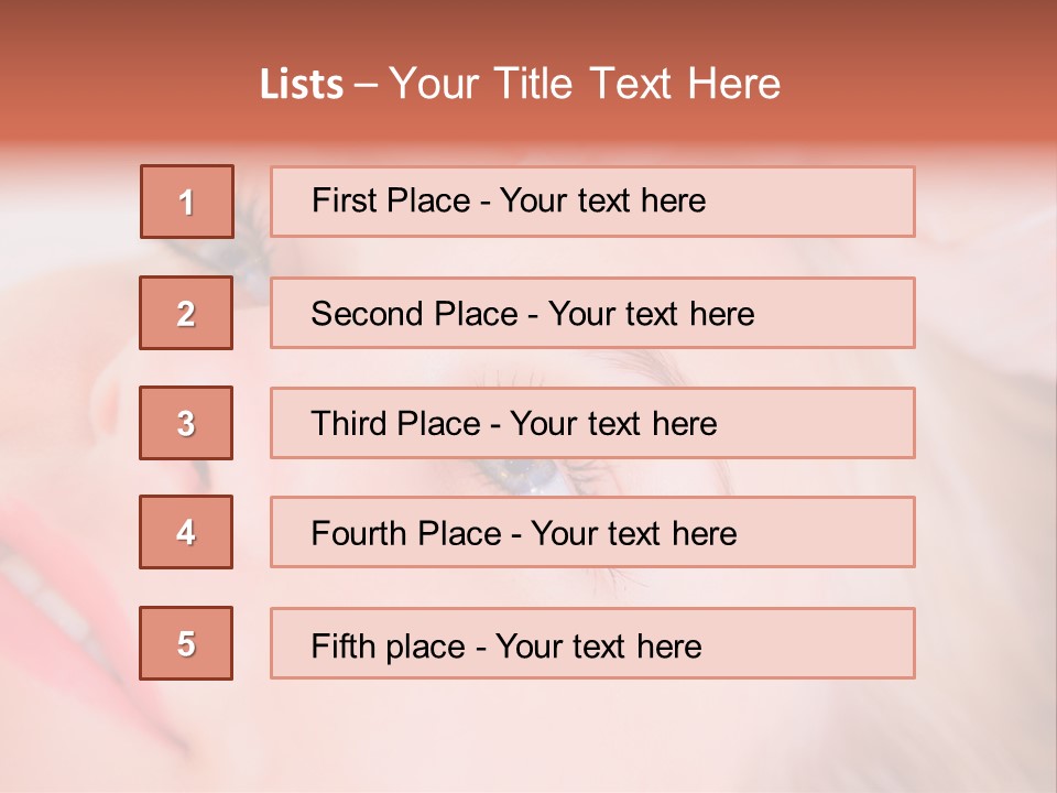 Botox For The Face PowerPoint Template