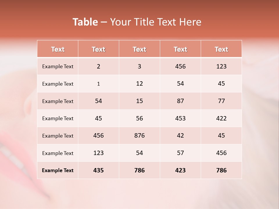 Botox For The Face PowerPoint Template
