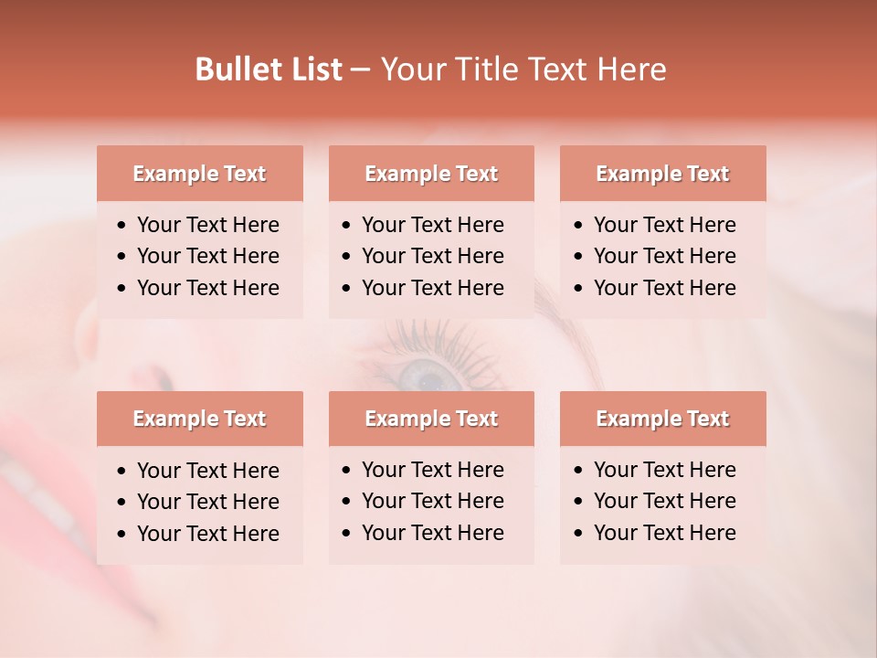 Botox For The Face PowerPoint Template