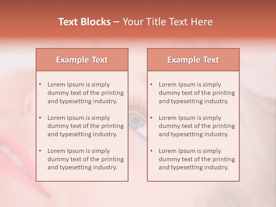Botox For The Face PowerPoint Template