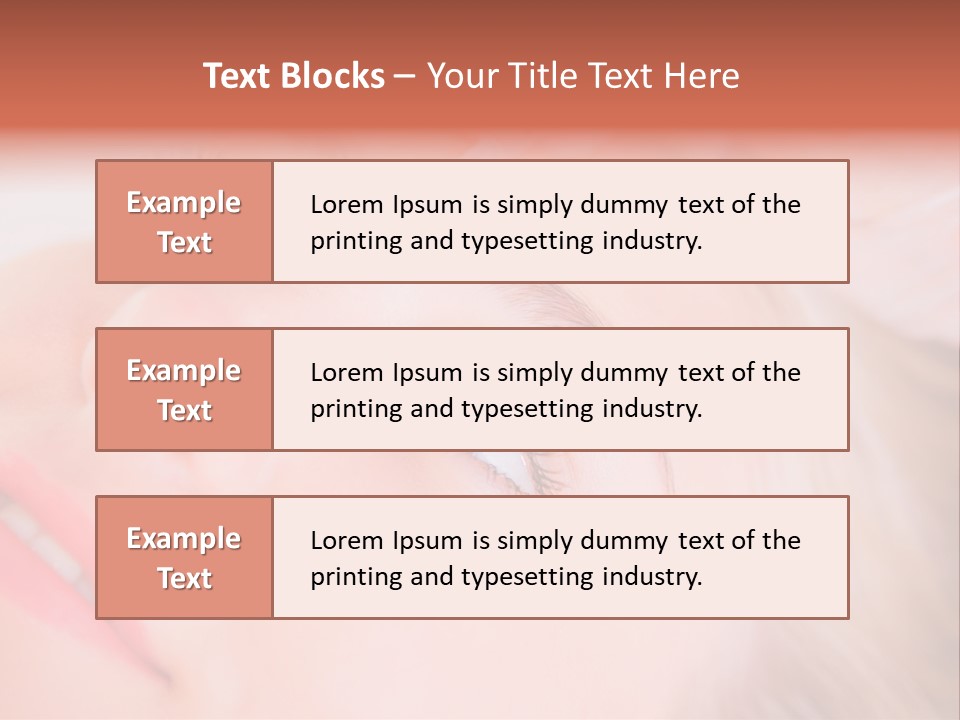Botox For The Face PowerPoint Template
