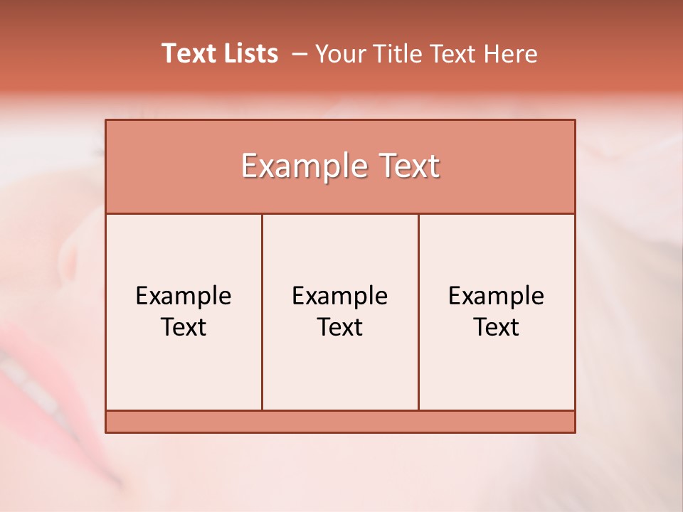 Botox For The Face PowerPoint Template