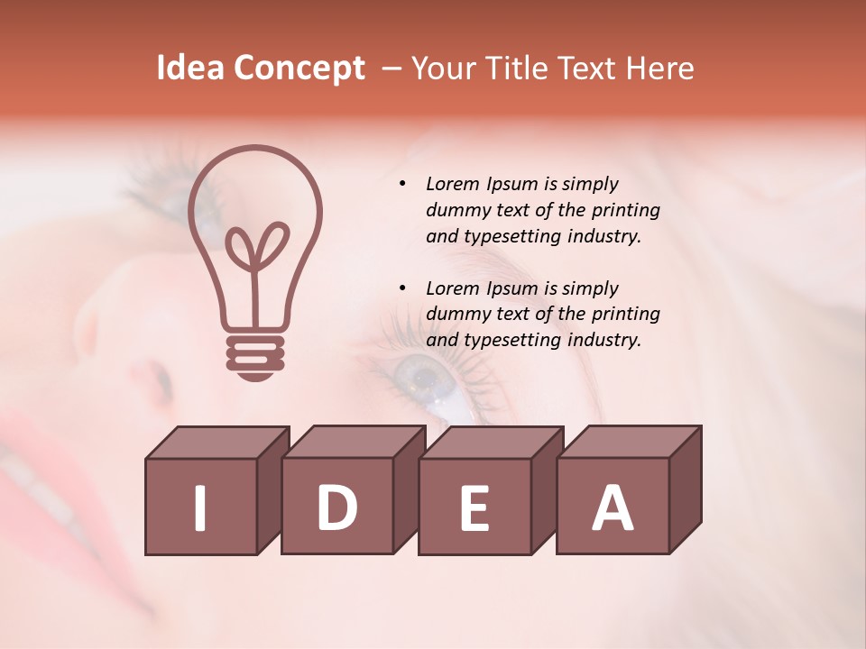 Botox For The Face PowerPoint Template