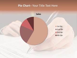 Sign The Document PowerPoint Template