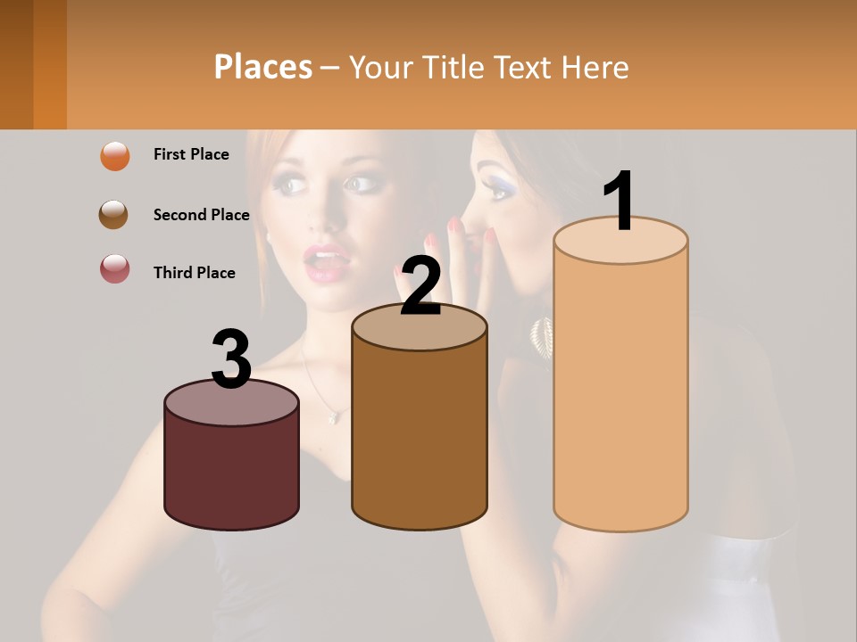 Girls Gossip PowerPoint Template