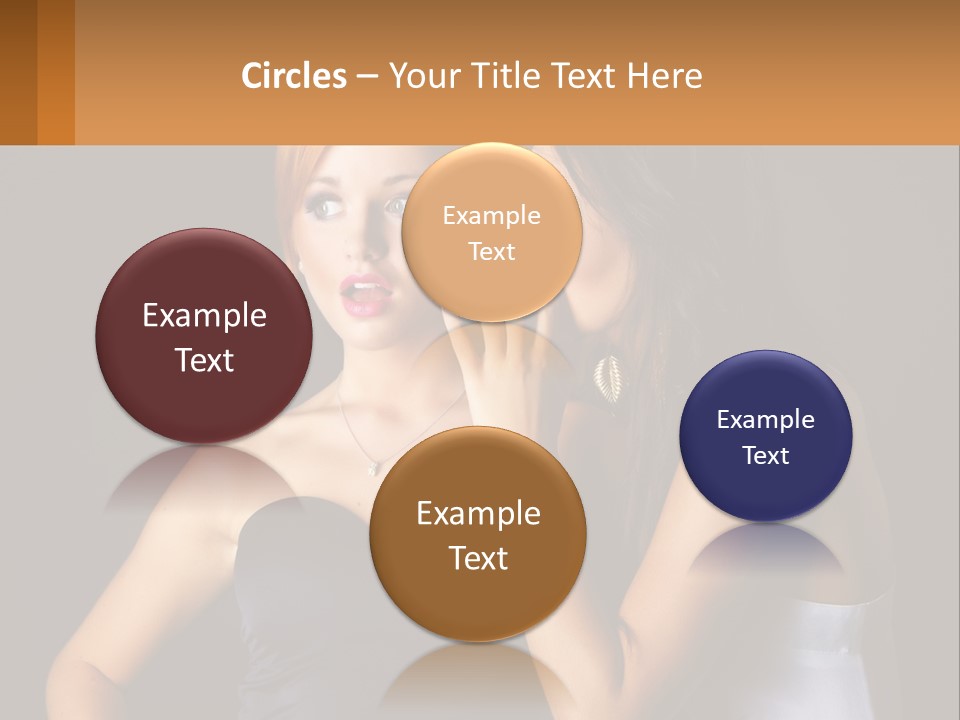 Girls Gossip PowerPoint Template