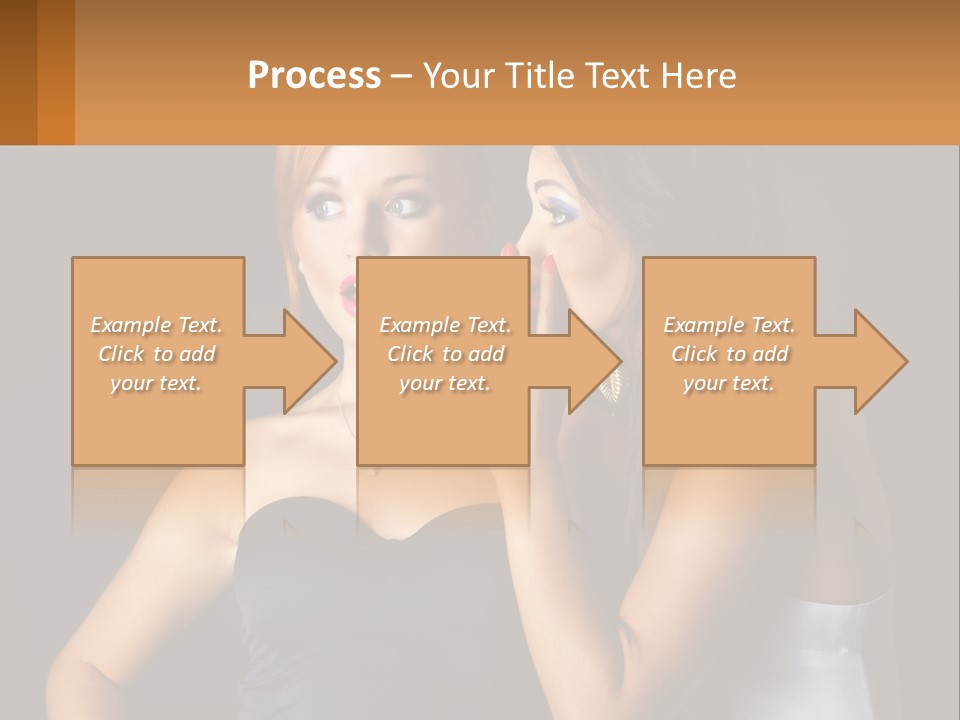 Girls Gossip PowerPoint Template