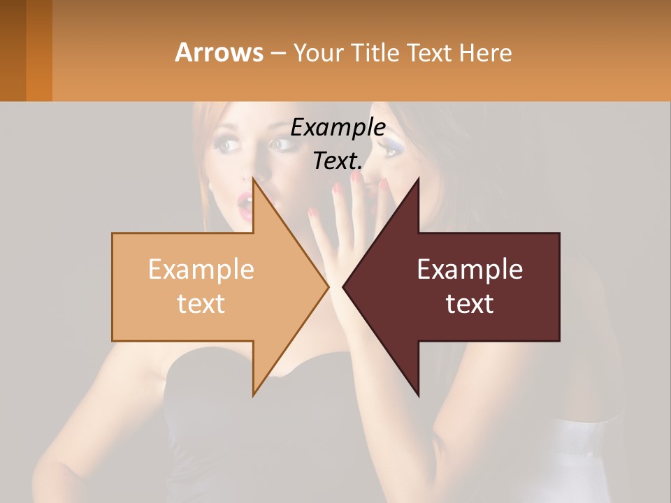 Girls Gossip PowerPoint Template