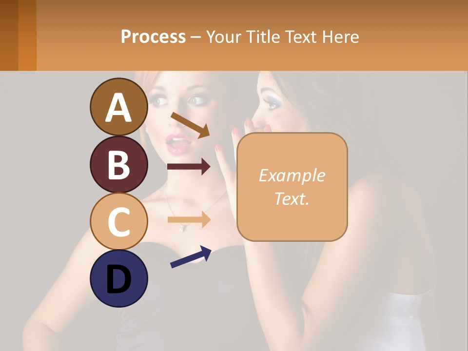 Girls Gossip PowerPoint Template