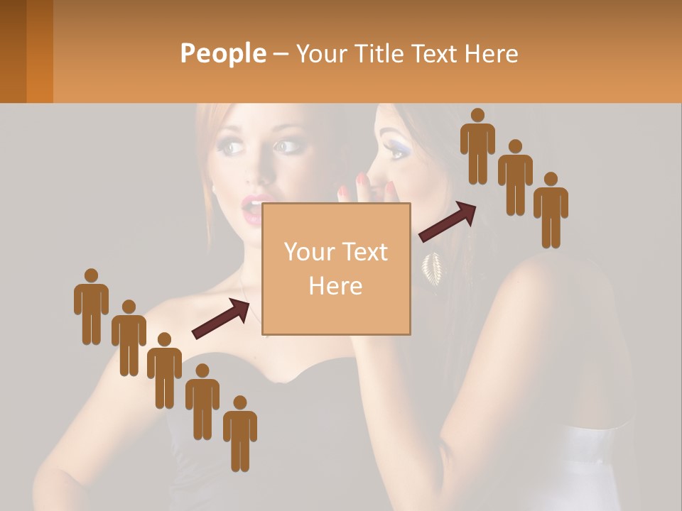 Girls Gossip PowerPoint Template
