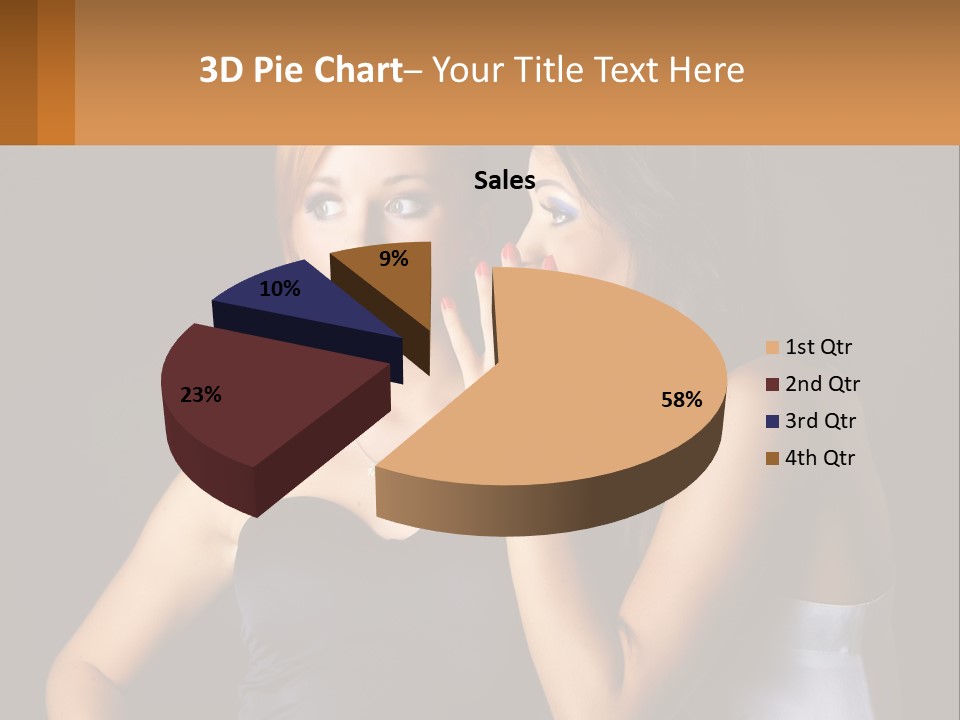 Girls Gossip PowerPoint Template