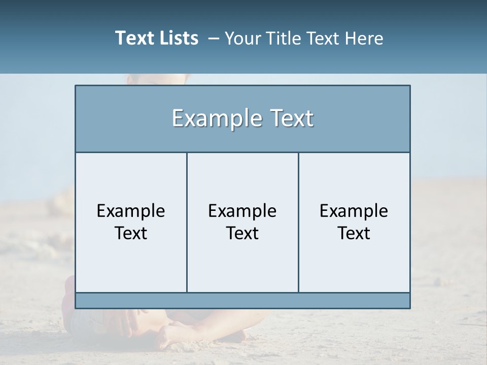 Pregnant Woman By The Sea PowerPoint Template