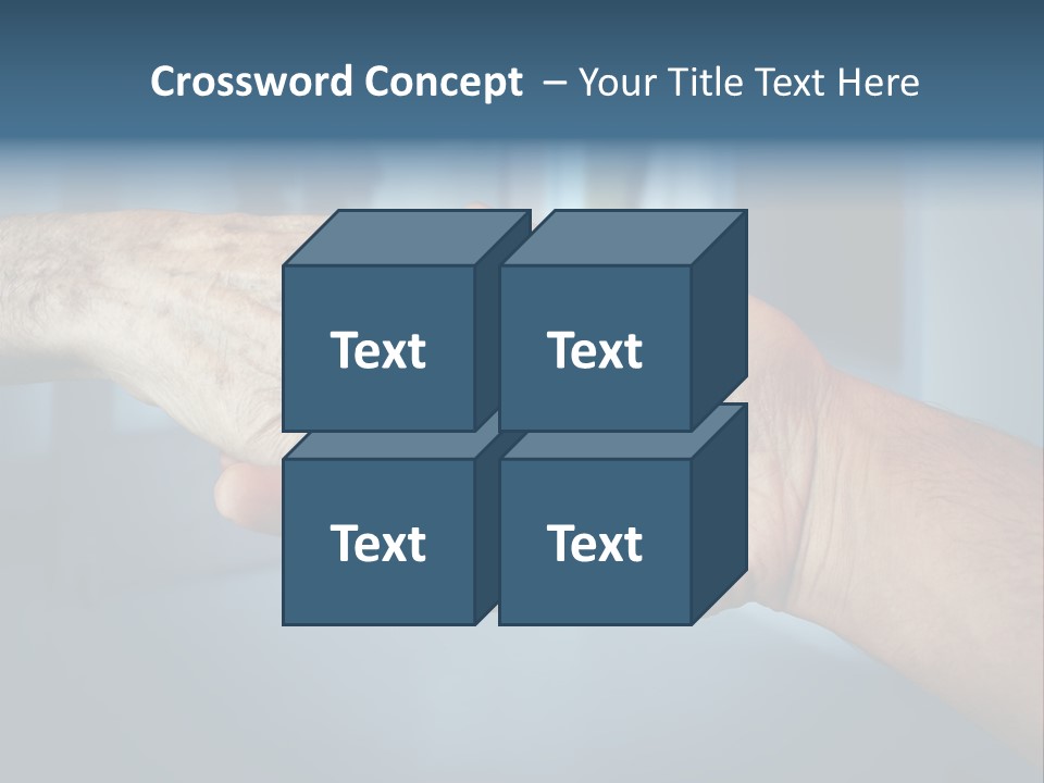 Hands Of Old People PowerPoint Template