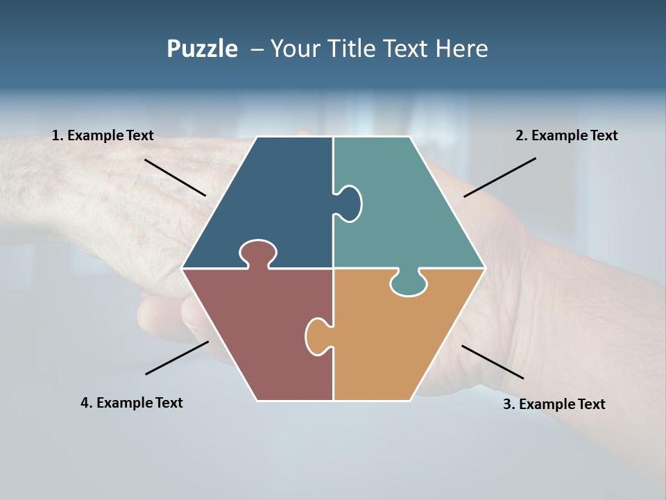 Hands Of Old People PowerPoint Template