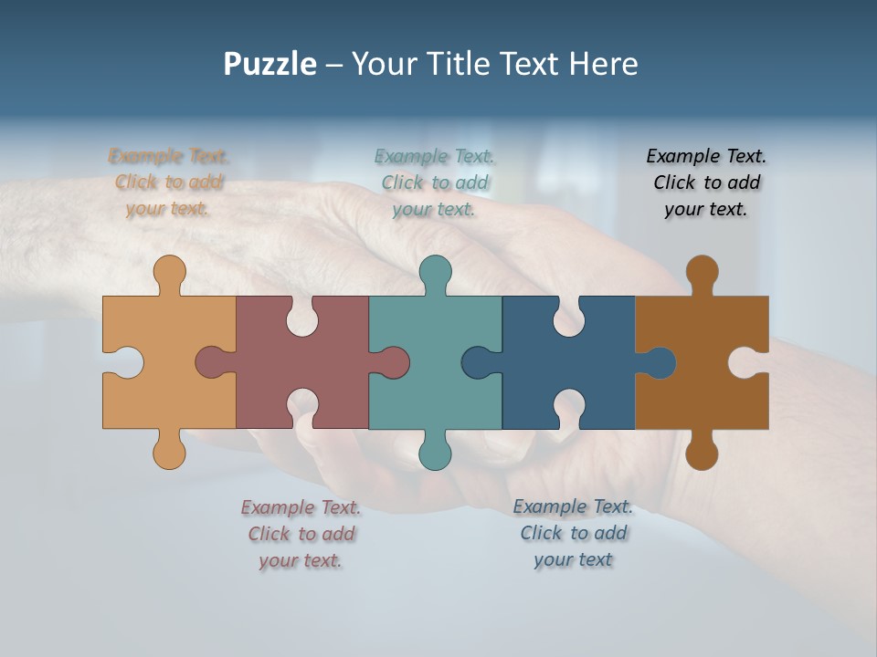 Hands Of Old People PowerPoint Template