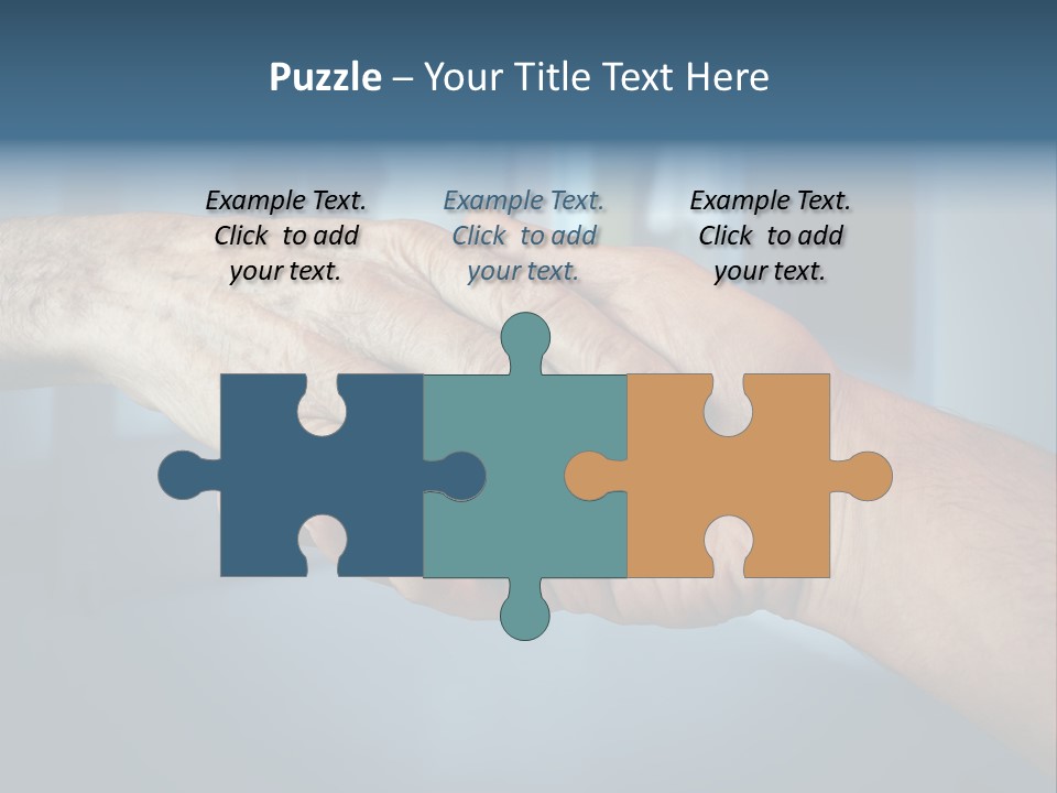 Hands Of Old People PowerPoint Template