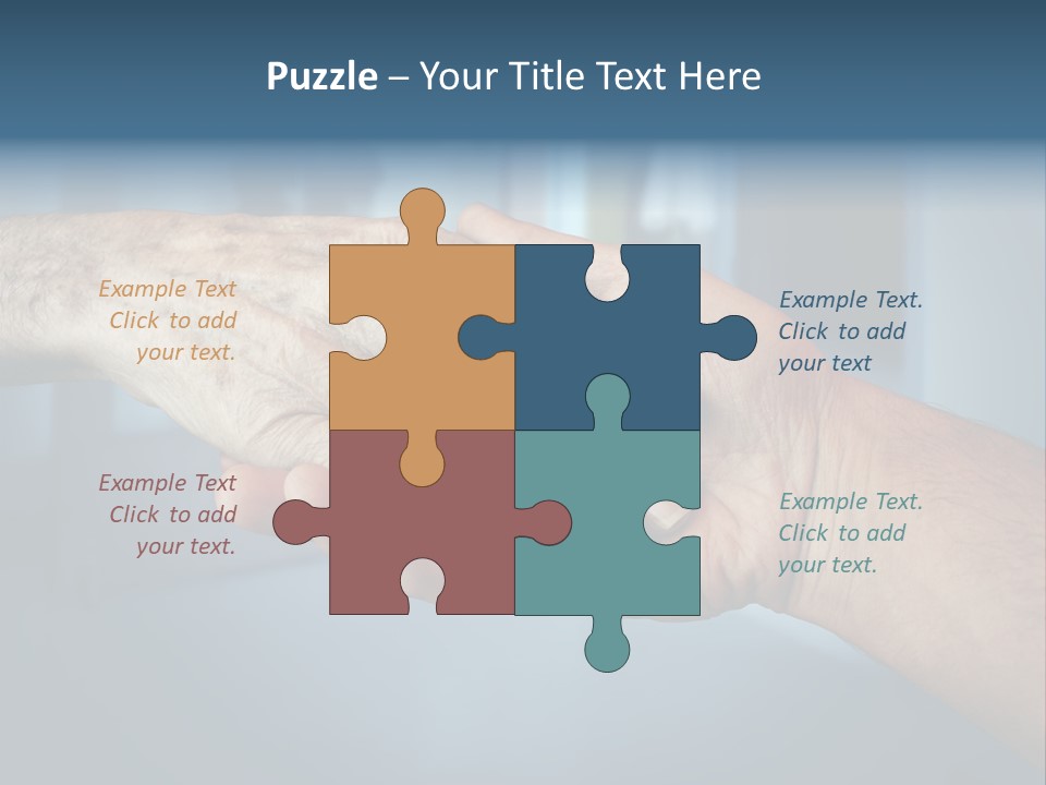 Hands Of Old People PowerPoint Template