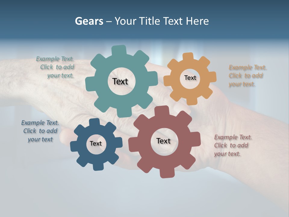 Hands Of Old People PowerPoint Template