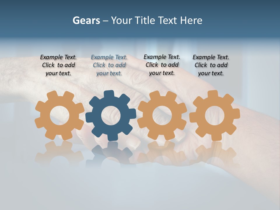 Hands Of Old People PowerPoint Template