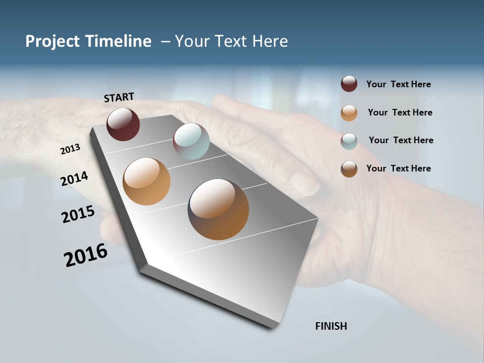 Hands Of Old People PowerPoint Template