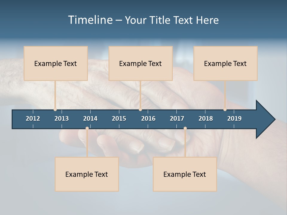 Hands Of Old People PowerPoint Template