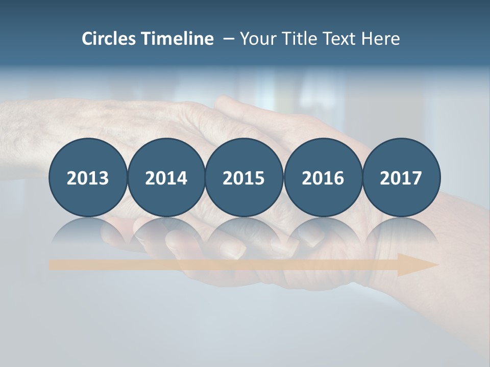 Hands Of Old People PowerPoint Template