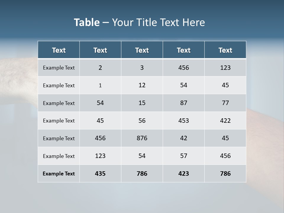 Hands Of Old People PowerPoint Template