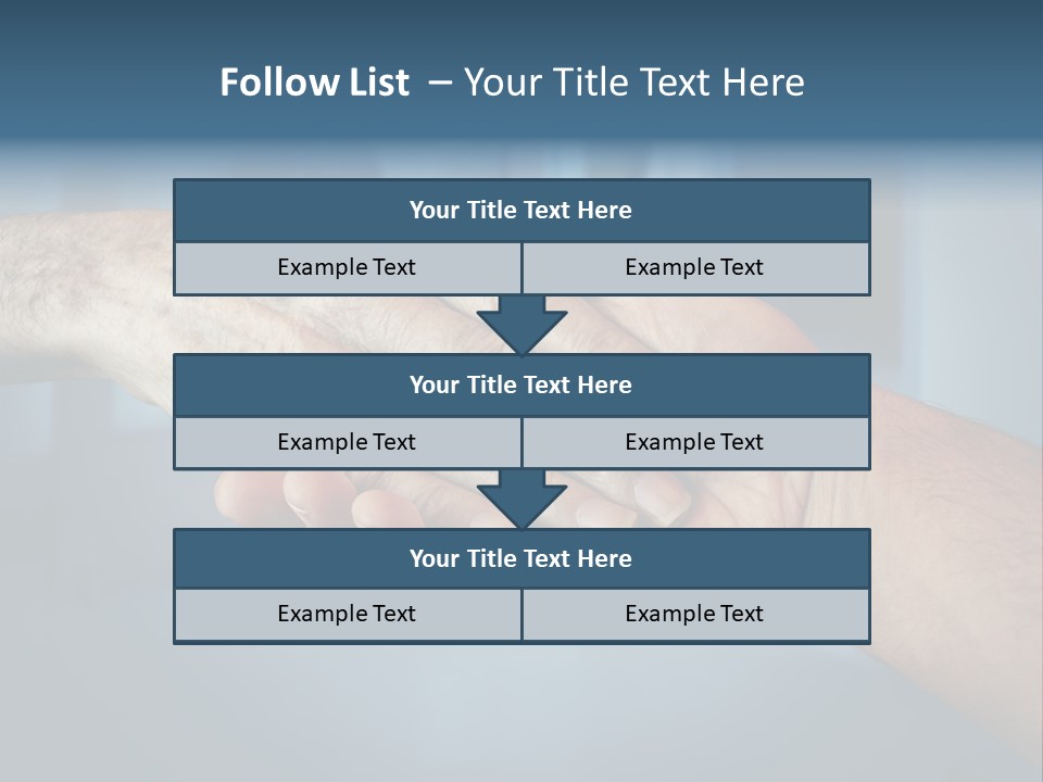 Hands Of Old People PowerPoint Template