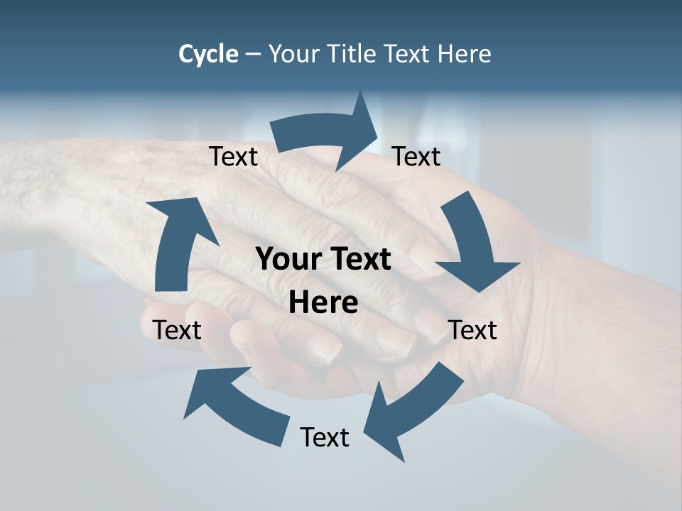 Hands Of Old People PowerPoint Template