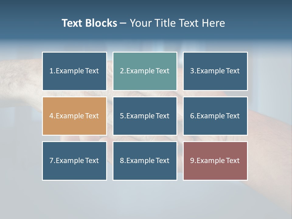 Hands Of Old People PowerPoint Template