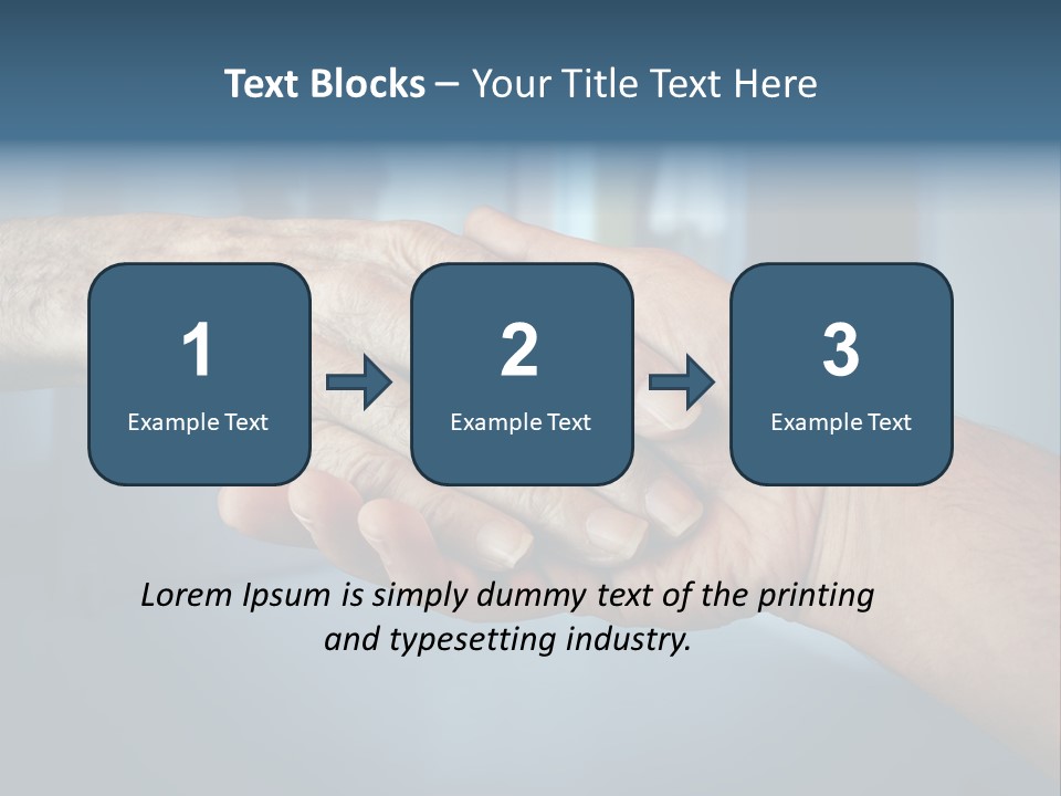 Hands Of Old People PowerPoint Template