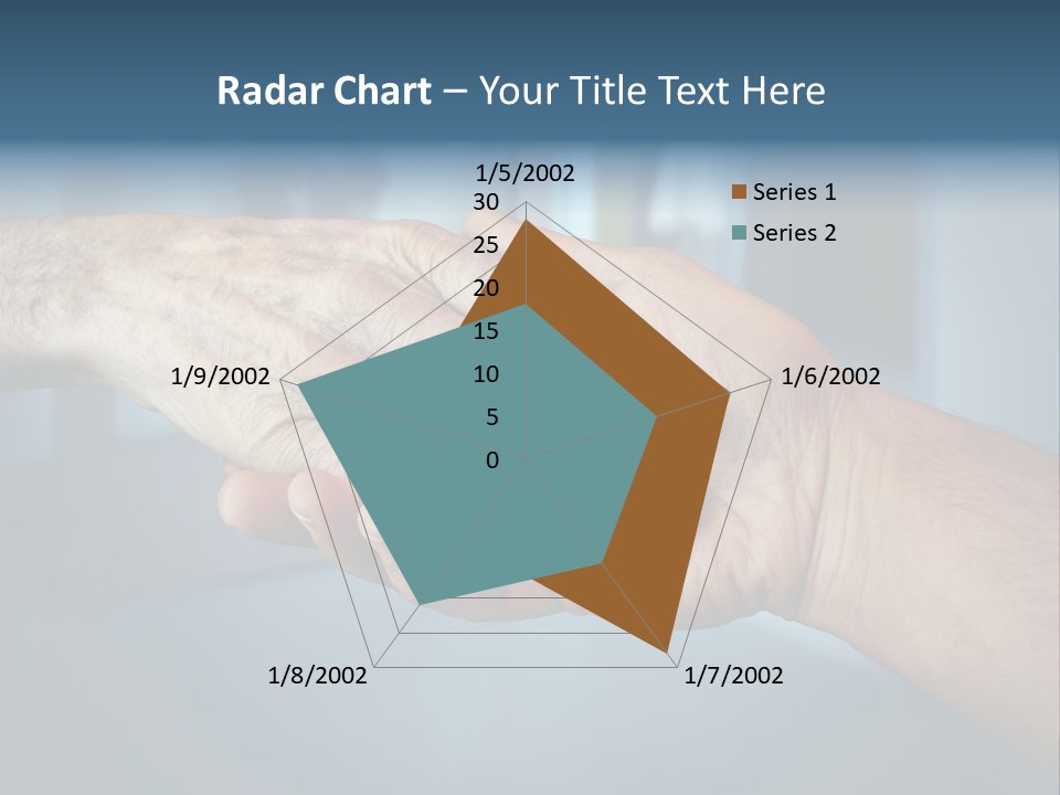 Hands Of Old People PowerPoint Template