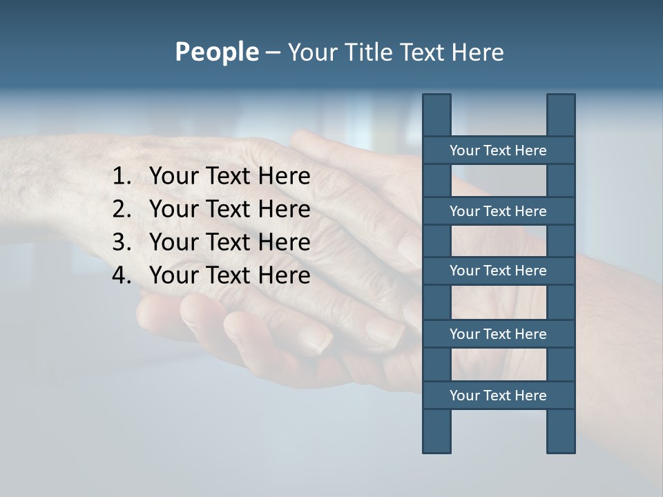 Hands Of Old People PowerPoint Template