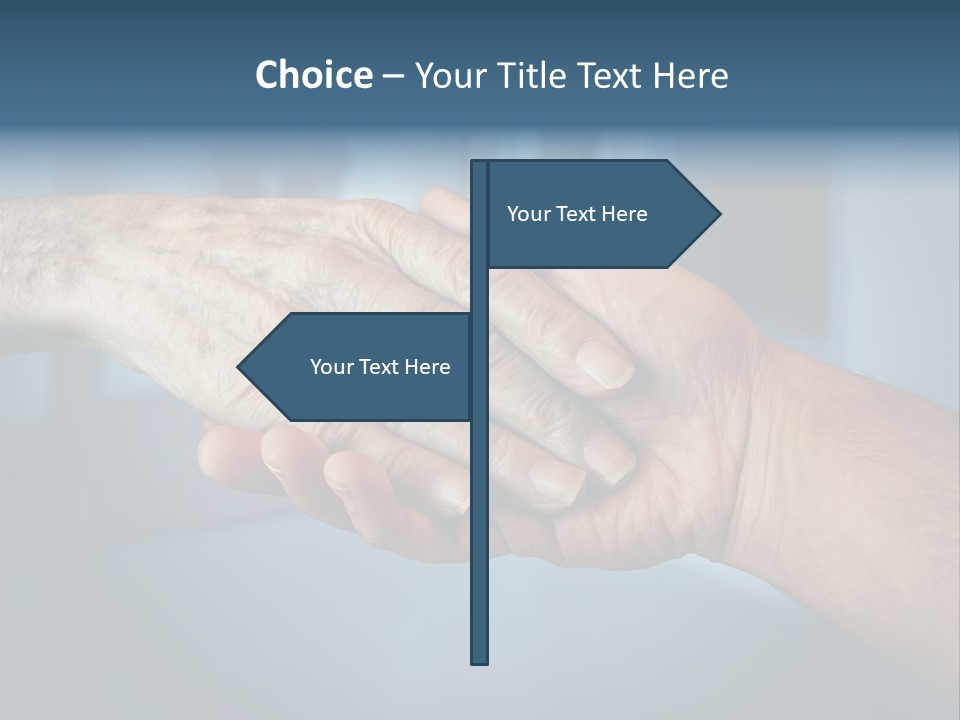 Hands Of Old People PowerPoint Template