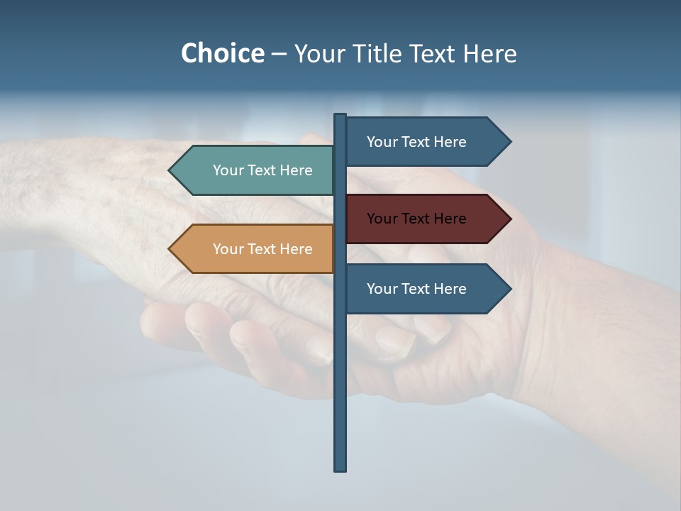 Hands Of Old People PowerPoint Template
