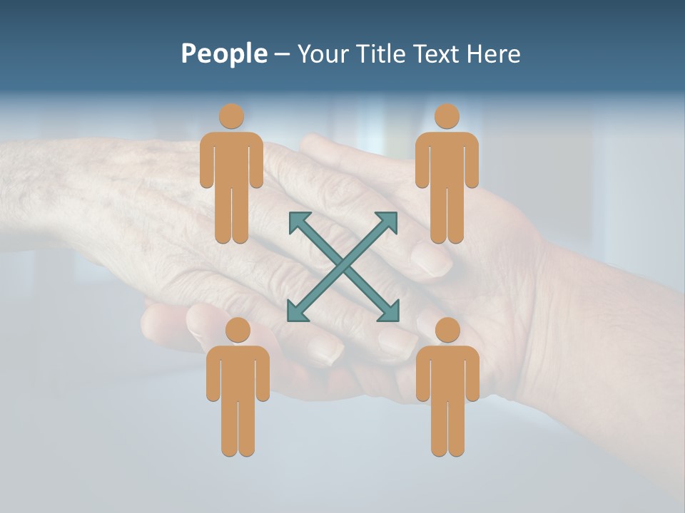 Hands Of Old People PowerPoint Template