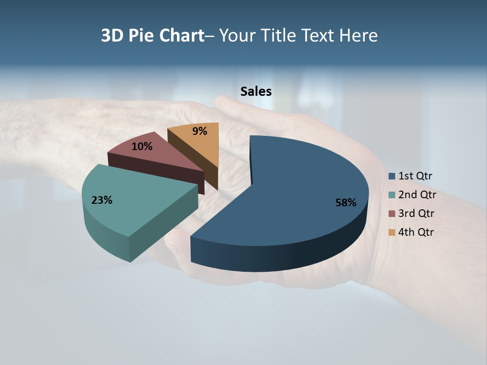Hands Of Old People PowerPoint Template