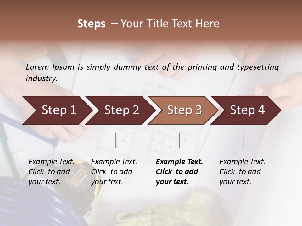 Construction Plan PowerPoint Template