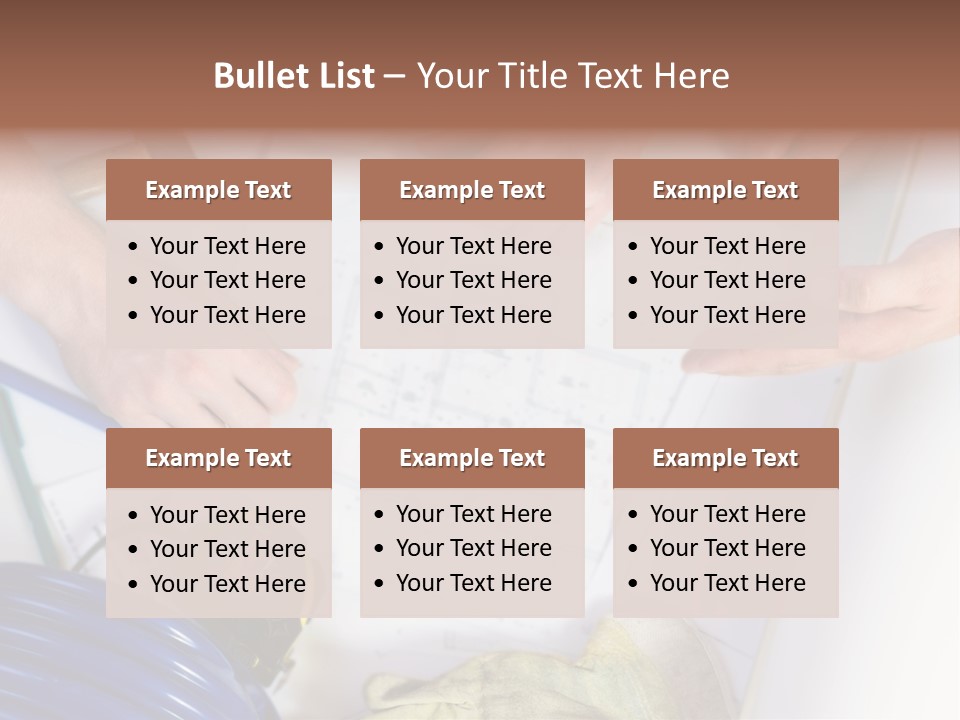 Construction Plan PowerPoint Template