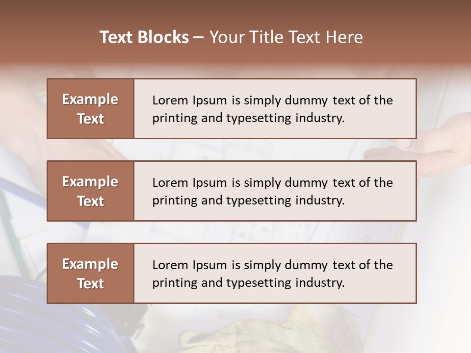 Construction Plan PowerPoint Template