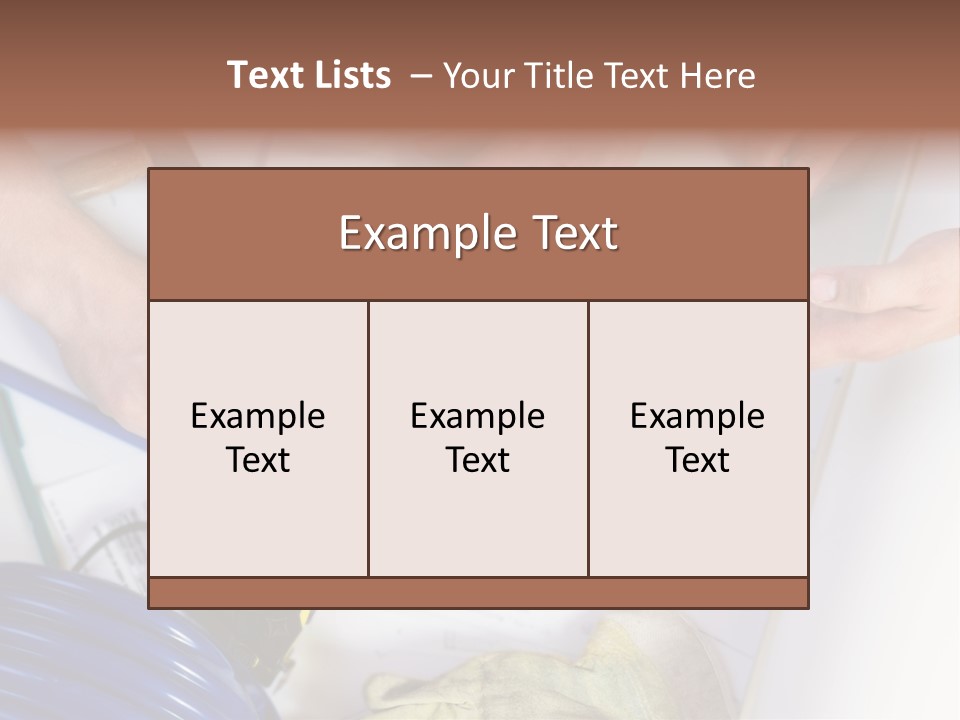Construction Plan PowerPoint Template