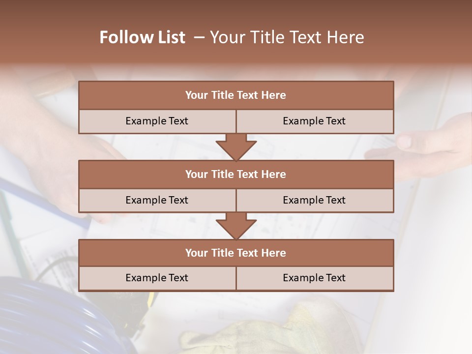 Construction Plan PowerPoint Template