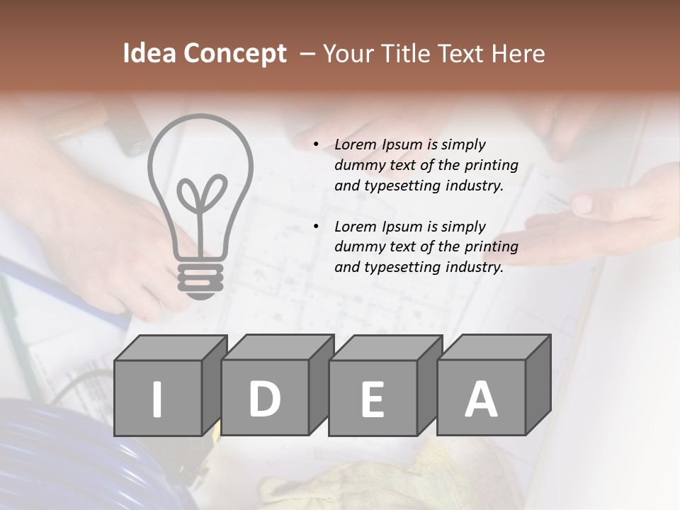 Construction Plan PowerPoint Template
