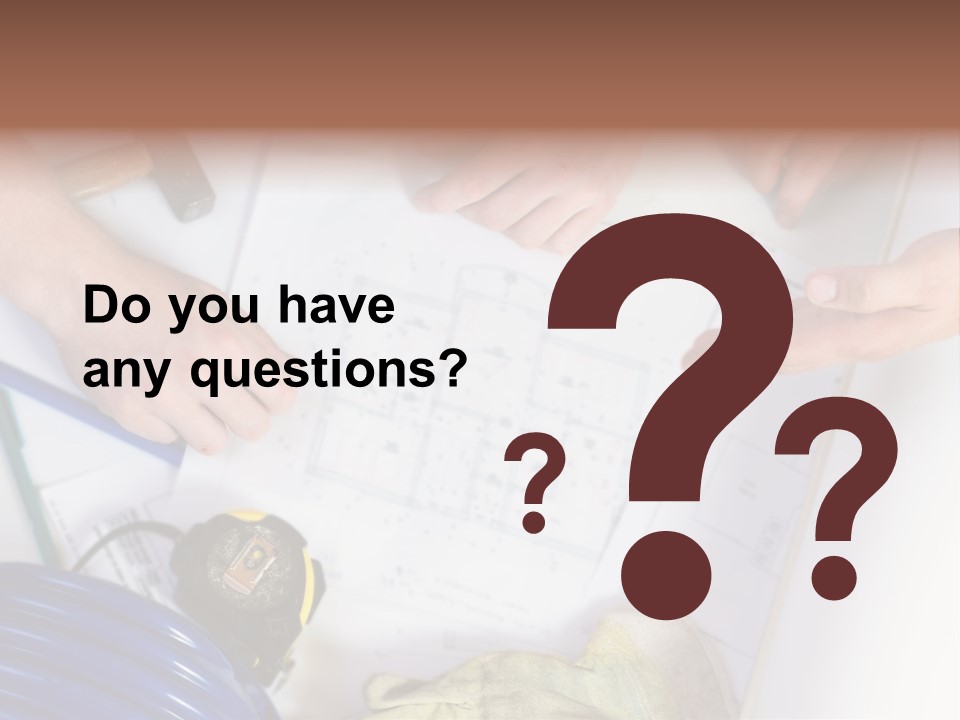 Construction Plan PowerPoint Template