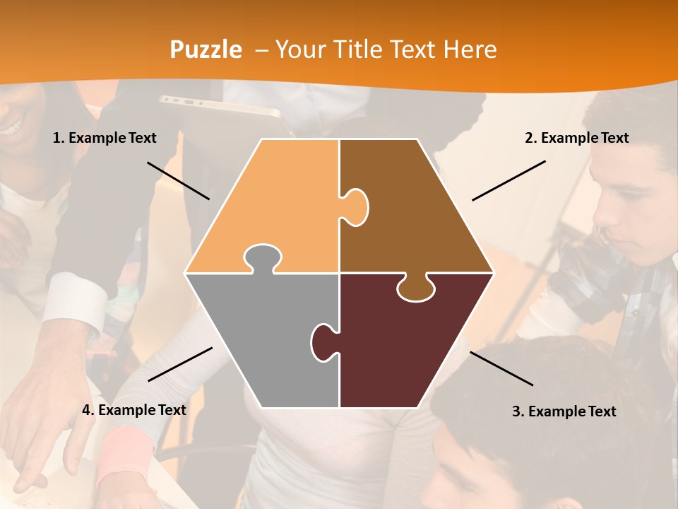 The Team Discusses The Project PowerPoint Template