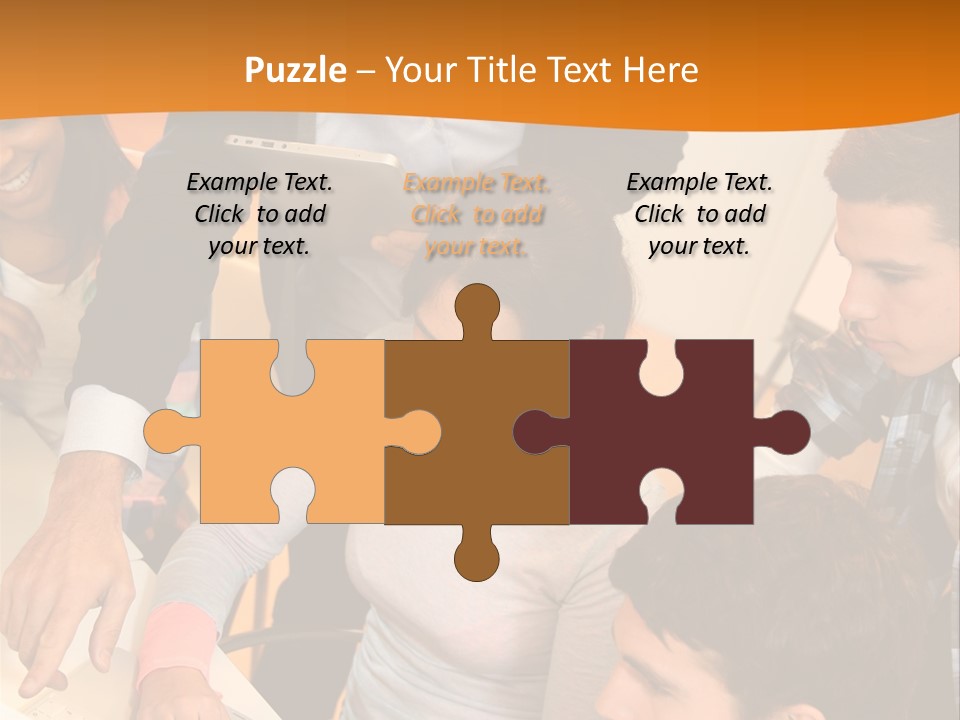 The Team Discusses The Project PowerPoint Template